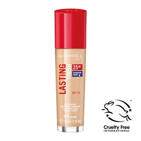 Rimmel Lasting Finish 25HR SPF20 długotrwały podkład do twarzy 070 Sesame 30ml Rimmel Lasting Finish 25HR SPF20 długotrwały podkład do twarzy 070 Sesame 30ml