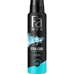 Men Xtra Cool 72h dezodorant w sprayu o zapachu eukaliptusa 150ml Fa