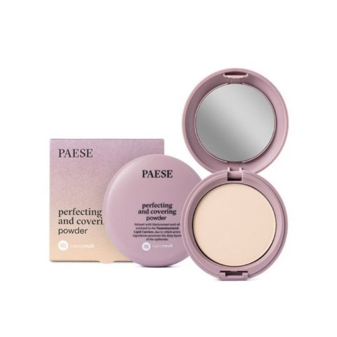 Paese Nanorevit Perfecting and Covering Powder puder upiększająco-kryjący 02 Porcelain 9g Paese Nanorevit Perfecting and Covering Powder puder upiększająco-kryjący 02 Porcelain 9g