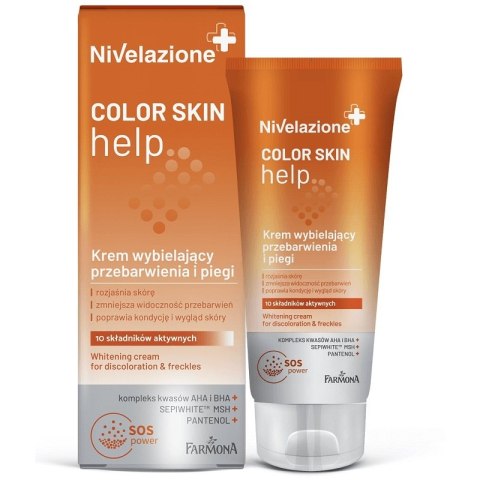 Nivelazione Color Skin Help kem wybielający przebarwienia i piegi 50ml Farmona