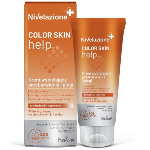 Farmona Nivelazione Color Skin Help kem wybielający przebarwienia i piegi 50ml Farmona Nivelazione Color Skin Help kem wybielający przebarwienia i piegi 50ml
