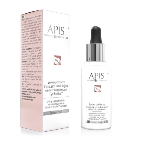 APIS Serum pod oczy liftingujące i redukujące cienie z kompleksem Eye'fective™ 30ml APIS Serum pod oczy liftingujące i redukujące cienie z kompleksem Eye'fective™ 30ml