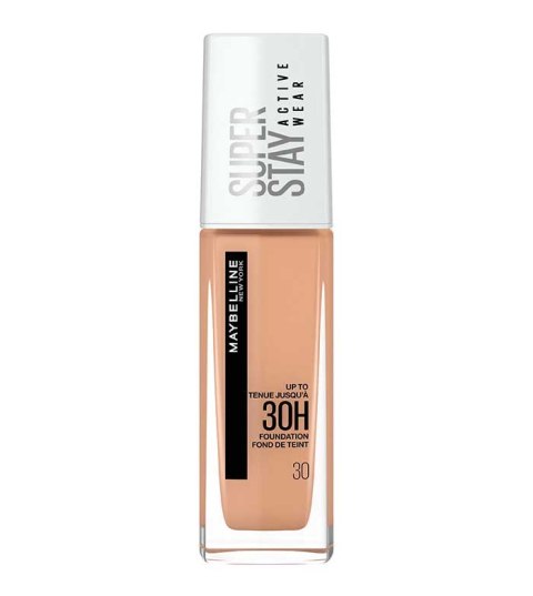 Maybelline Super Stay Active Wear 30H Foundation długotrwały podkład do twarzy 30 Sand 30ml Maybelline Super Stay Active Wear 30H Foundation długotrwały podkład do twarzy 30 Sand 30ml