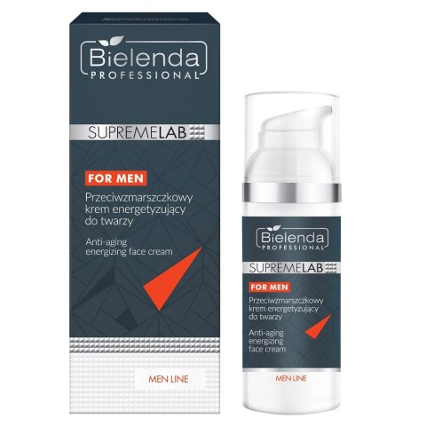 Bielenda Professional SupremeLab Men Line przeciwzmarszczkowy krem energetyzujący do twarzy 50ml Bielenda Professional SupremeLab Men Line przeciwzmarszczkowy krem energetyzujący do twarzy 50ml