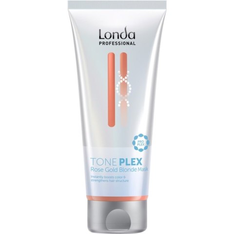 Londa Professional Toneplex Mask maska koloryzująca do włosów Rose Gold Blonde 200ml Londa Professional Toneplex Mask maska koloryzująca do włosów Rose Gold Blonde 200ml