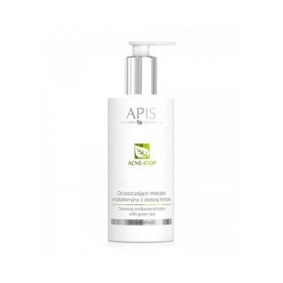 APIS Acne-Stop oczyszczające mleczko antybakteryjne z zieloną herbatą 300ml