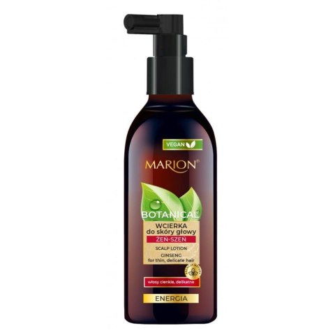 Marion Botanical wcierka do skóry głowy z ekstraktem z żeń-szenia do włosów cienkich i delikatnych 150ml Marion Botanical wcierka do skóry głowy z ekstraktem z żeń-szenia do włosów cienkich i delikatnych 150ml