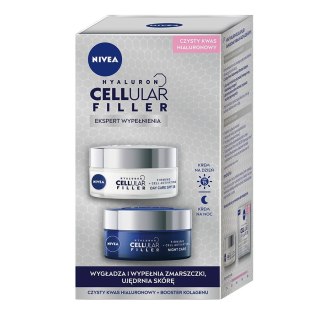 Nivea Cellular Expert Filler zestaw przeciwzmarszczkowy krem na dzień 50ml + przeciwzmarszczkowy krem na noc 50ml