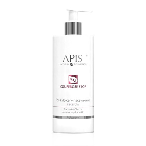 APIS Couperose-Stop tonik do cery naczynkowej z acerolą 500ml APIS Couperose-Stop tonik do cery naczynkowej z acerolą 500ml