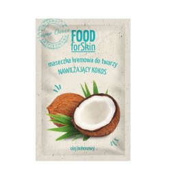 Marion Food For Skin maseczka kremowa do twarzy Nawilżający Kokos 6ml