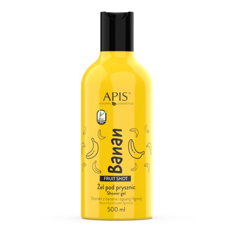 APIS Fruit Shot żel pod prysznic Banan 500ml APIS Fruit Shot żel pod prysznic Banan 500ml