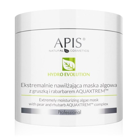 Hydro Evolution ekstremalnie nawilżająca maska algowa z gruszką i rabarbarem AQUAXTREM™ 200g APIS