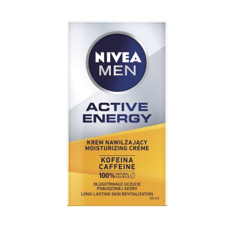 Nivea Men Active Energy krem nawilżający do twarzy 50ml Nivea Men Active Energy krem nawilżający do twarzy 50ml