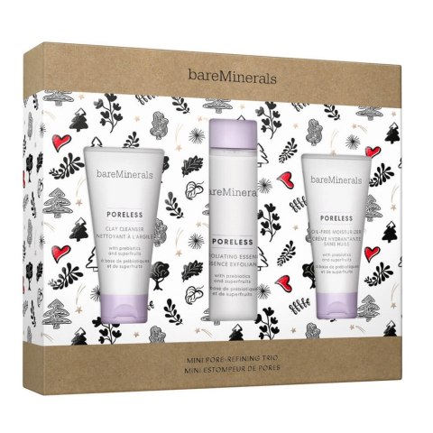 Mini Pore-Refining Trio zestaw kremowy preparat do mycia twarzy 30ml + delikatny płyn złuszczający 50ml + beztłuszczowy krem naw BareMinerals Mini Pore-Refining Trio zestaw kremowy preparat do mycia twarzy 30ml + delikatny płyn złuszczający 50ml + beztłuszczowy krem naw BareMinerals
