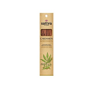 Sattva Natural Indian Incense naturalne indyjskie kadzidełko Kardamon 15szt