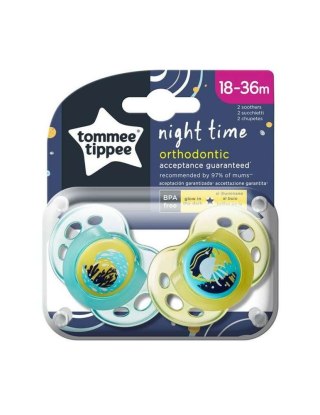 Tommee Tippee Night Time smoczek uspokajający 18-36m 2szt.