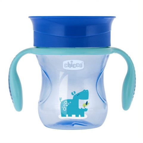 Chicco Perfect Cup 360° kubek do nauki samodzielnego picia 12m+ Boy 200ml Chicco Perfect Cup 360° kubek do nauki samodzielnego picia 12m+ Boy 200ml