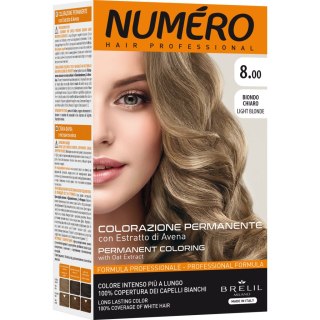 NUMERO Permanent Coloring farba do włosów 8.00 Light Blonde 140ml