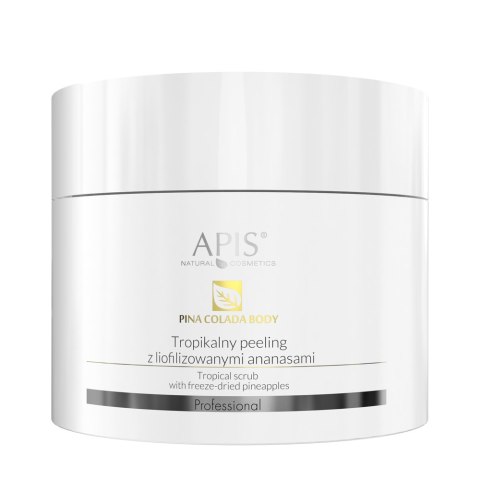 Pina Colada Body tropikalny peeling do ciała z liofilizowanymi ananasami 200g APIS Pina Colada Body tropikalny peeling do ciała z liofilizowanymi ananasami 200g APIS