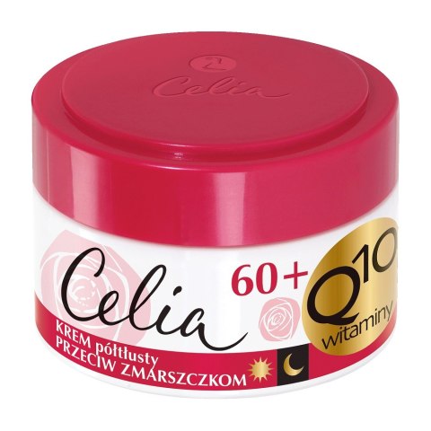 Celia Q10 Witaminy krem półtłusty przeciw zmarszczkom z kolagenem na dzień i noc 60+ 50ml Celia Q10 Witaminy krem półtłusty przeciw zmarszczkom z kolagenem na dzień i noc 60+ 50ml