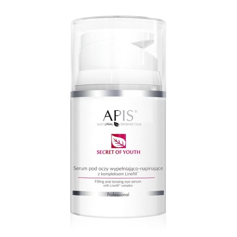 APIS Secret Of Youth serum pod oczy wypełniająco-napinające z kompleksem Linefill™ 50ml