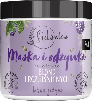 Sielanka 2 w 1 maska i odżywka do włosów blond i rozjaśnianych Leśna Jeżyna 250ml