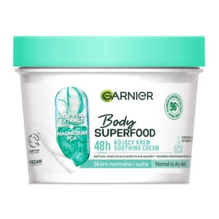 Garnier Body Superfood Aloe kojący krem z ekstraktem z aloesu i solą magnezową 380ml