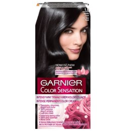 Color Sensation krem koloryzujący do włosów 1.0 Głęboka Onyksowa Czerń Garnier
