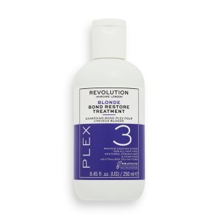 Revolution Haircare Blonde Plex 3 Bond Restore Treatment odbudowująca kuracja do włosów blond 250ml