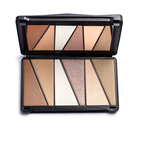 Makeup Revolution Shook! Highlighter Palette paleta rozświetlaczy do twarzy Makeup Revolution Shook! Highlighter Palette paleta rozświetlaczy do twarzy