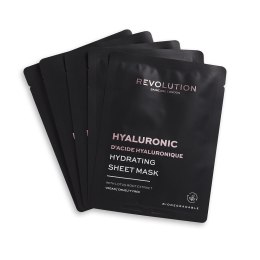 Skincare Hyaluronic Acid Hydrating Sheet Mask nawilżająca maseczka w płachcie z kwasem hialuronowym 5szt. Revolution