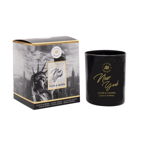 La Casa de los Aromas Travel Candle świeca zapachowa w szkle New York 140g La Casa de los Aromas Travel Candle świeca zapachowa w szkle New York 140g