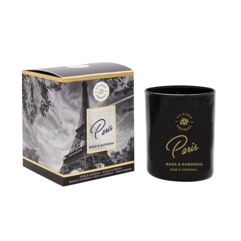 La Casa de los Aromas Travel Candle świeca zapachowa w szkle Paris 140g La Casa de los Aromas Travel Candle świeca zapachowa w szkle Paris 140g