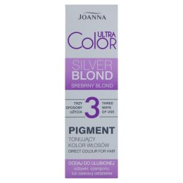 Ultra Color Pigment tonujący kolor włosów Srebrny Blond 100ml Joanna
