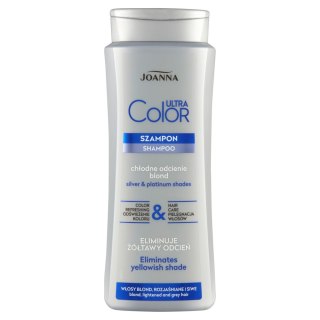 Joanna Ultra Color System szampon nadający platynowy odcień do włosów blond i rozjaśnianych 400ml