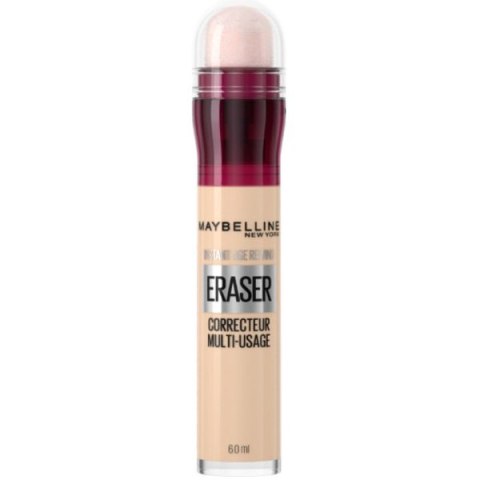 Instant Ani-Age Eraser Concealer korektor do twarzy z gąbeczką 00 Ivory 6.8ml Maybelline