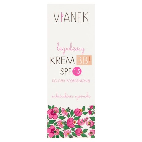 VIANEK Łagodzący krem BB SPF15 Jasny 50ml VIANEK Łagodzący krem BB SPF15 Jasny 50ml