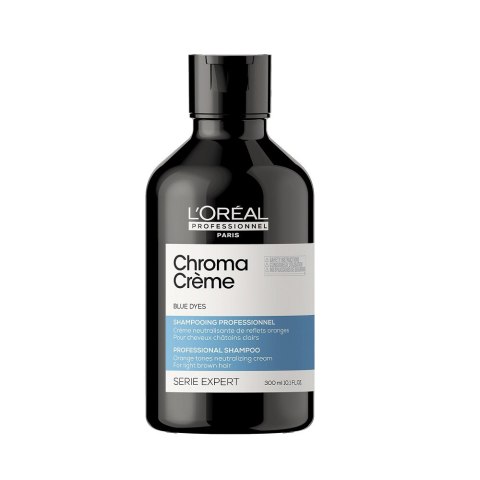L'Oreal Professionnel Serie Expert Chroma Creme Ash Shampoo kremowy szampon do neutralizacji miedzianych tonów na jasnych brązach 300ml L'Oreal Professionnel Serie Expert Chroma Creme Ash Shampoo kremowy szampon do neutralizacji miedzianych tonów na jasnych brązach 300ml