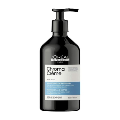 L'Oreal Professionnel Serie Expert Chroma Creme Ash Shampoo kremowy szampon do neutralizacji miedzianych tonów na jasnych brązach 500ml