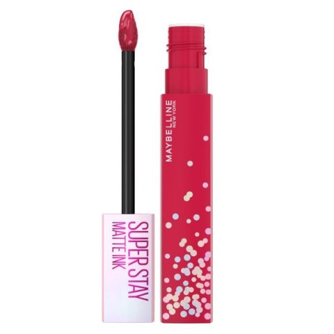 Maybelline Super Stay Matte Ink B-day Edition długotrwała pomadka do ust w płynie 390 Life Of The Party 5ml Maybelline Super Stay Matte Ink B-day Edition długotrwała pomadka do ust w płynie 390 Life Of The Party 5ml
