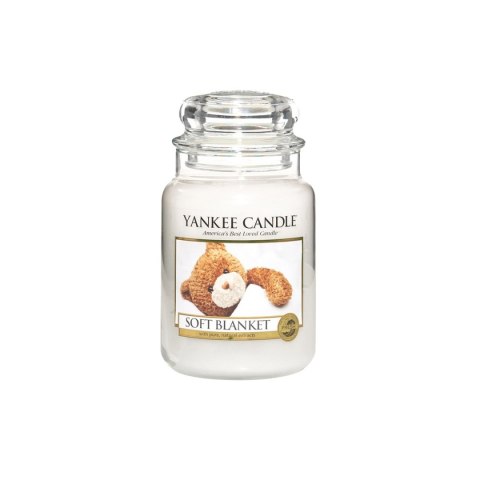 Yankee Candle Świeca zapachowa duży słój Soft Blanket 623g Yankee Candle Świeca zapachowa duży słój Soft Blanket 623g