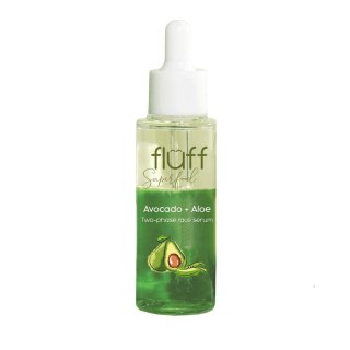 Fluff Two-Phase Face Serum booster dwufazowy do twarzy Aloes i Awokado 40ml