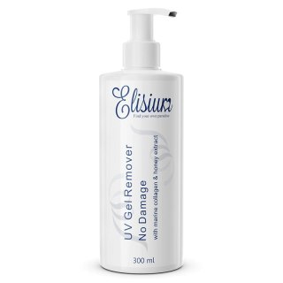 Elisium UV Gel Remover No Damage płyn do usuwania lakieru hybrydowego 300ml