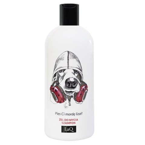 LaQ Żel do mycia ciała i szampon do włosów 2w1 Pies 300ml LaQ Żel do mycia ciała i szampon do włosów 2w1 Pies 300ml