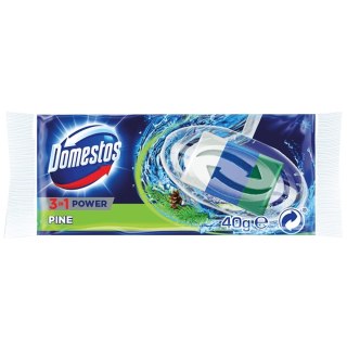 Domestos 3in1 Power kostka toaletowa zapas Pine 40g