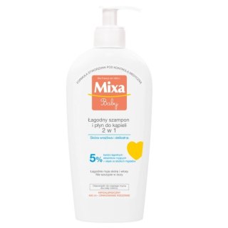 MIXA Baby łagodny szampon i płyn do kąpieli 2w1 400ml