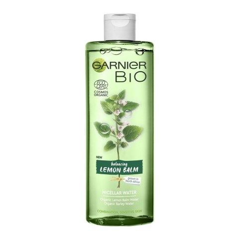 Garnier Bio Balancing Lemon Blam Micellar Water płyn micelarny normalizujący do cery mieszanej i wrażliwej 400ml Garnier Bio Balancing Lemon Blam Micellar Water płyn micelarny normalizujący do cery mieszanej i wrażliwej 400ml