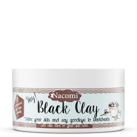 Nacomi Black Clay czarna glinka oczyszczająca 90g Nacomi Black Clay czarna glinka oczyszczająca 90g