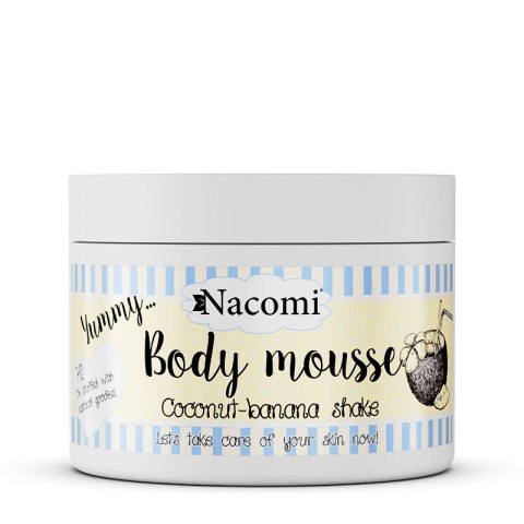 Body Mousse mus do ciała Kokosowo-Bananowy Shake 180ml Nacomi