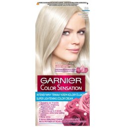 Color Sensation superrozjaśniający krem koloryzujący S9 Srebrny Popielaty Blond Garnier